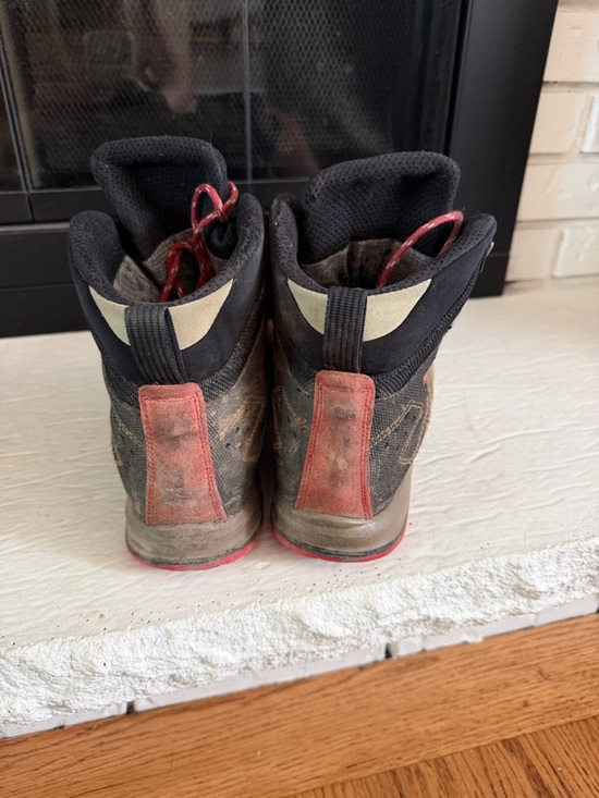 Asolo Brown and Red Hiking Boots main image 6